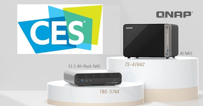 CES 2023: QNAP Brings Hybrid Processors and E1.S SSD Support to the NAS Market